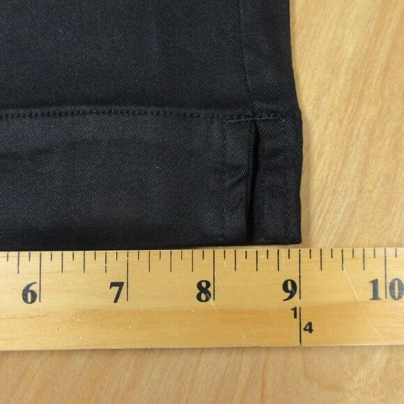 BUFFALO DAVID BITTON Womens Soft Tencel Pull-On Pants XXL Black 2XL Cropped NWT - Picture 15 of 15